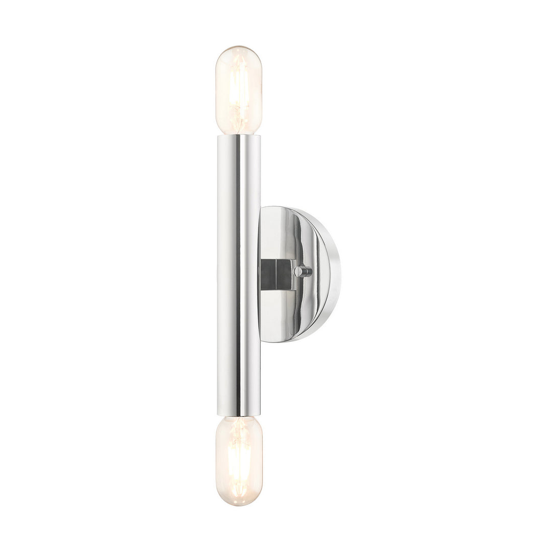 Livex Copenhagen 51132-05 Wall Sconce Light - Polished Chrome