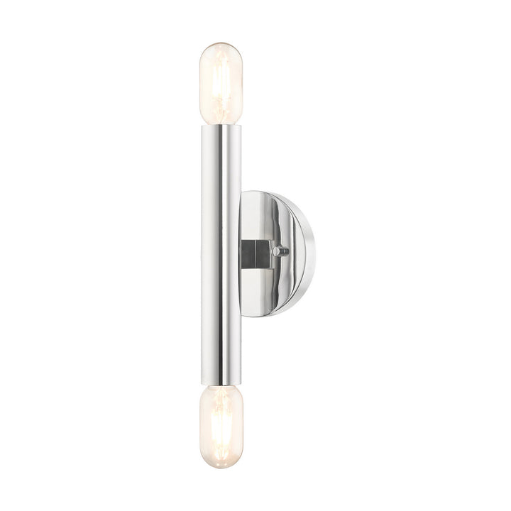Livex Copenhagen 51132-05 Wall Sconce Light - Polished Chrome
