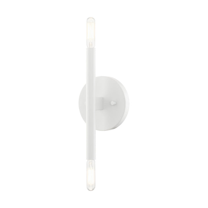 Livex Copenhagen 51172-03 Wall Sconce Light - White