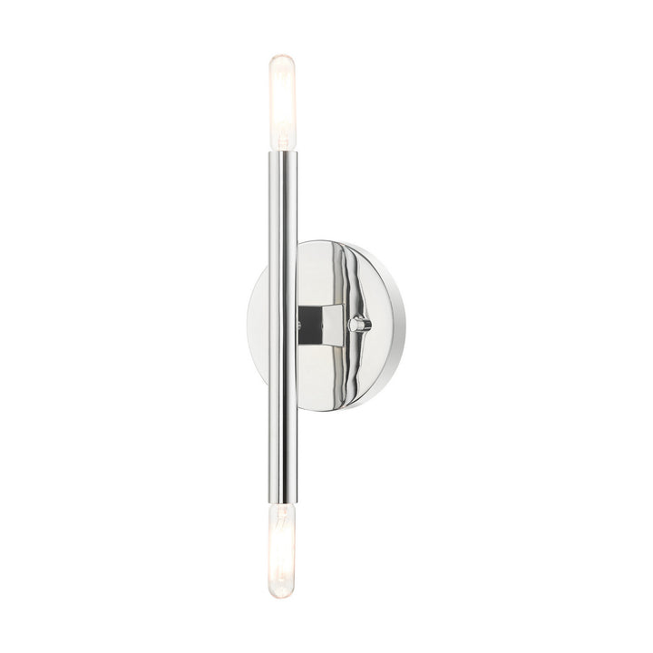 Livex Copenhagen 51172-05 Wall Sconce Light - Polished Chrome