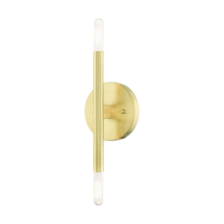 Livex Copenhagen 51172-12 Wall Sconce Light - Satin Brass