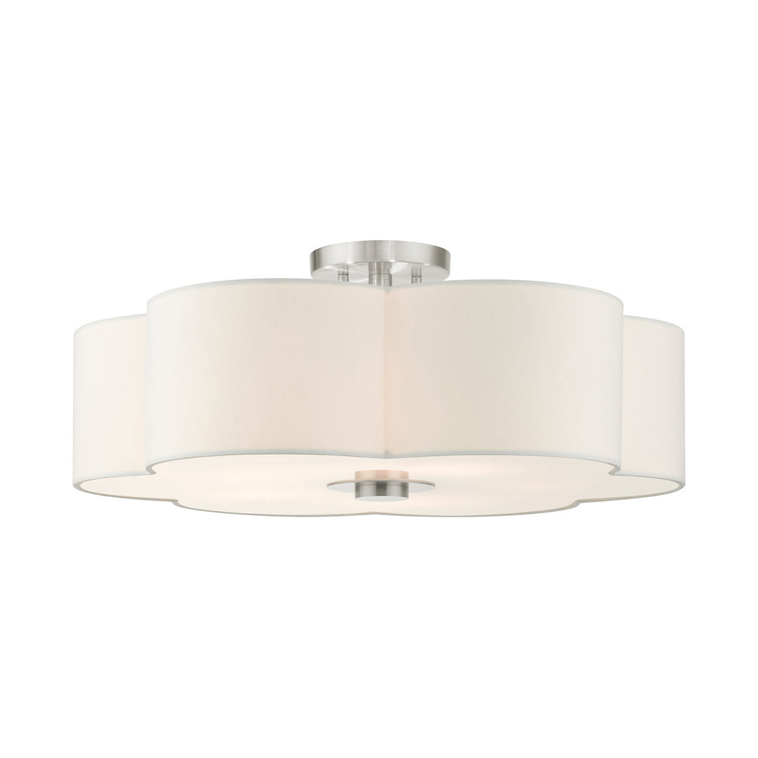 Livex Chelsea 52158-91 Ceiling Light - Brushed Nickel