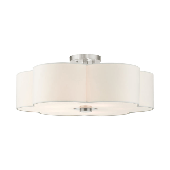 Livex Chelsea 52158-91 Ceiling Light - Brushed Nickel