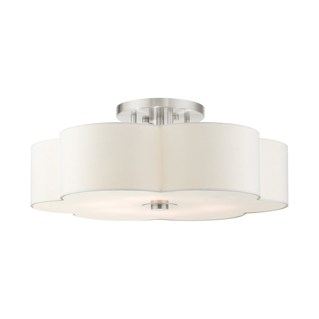 Livex Chelsea 52159-91 Ceiling Light - Brushed Nickel