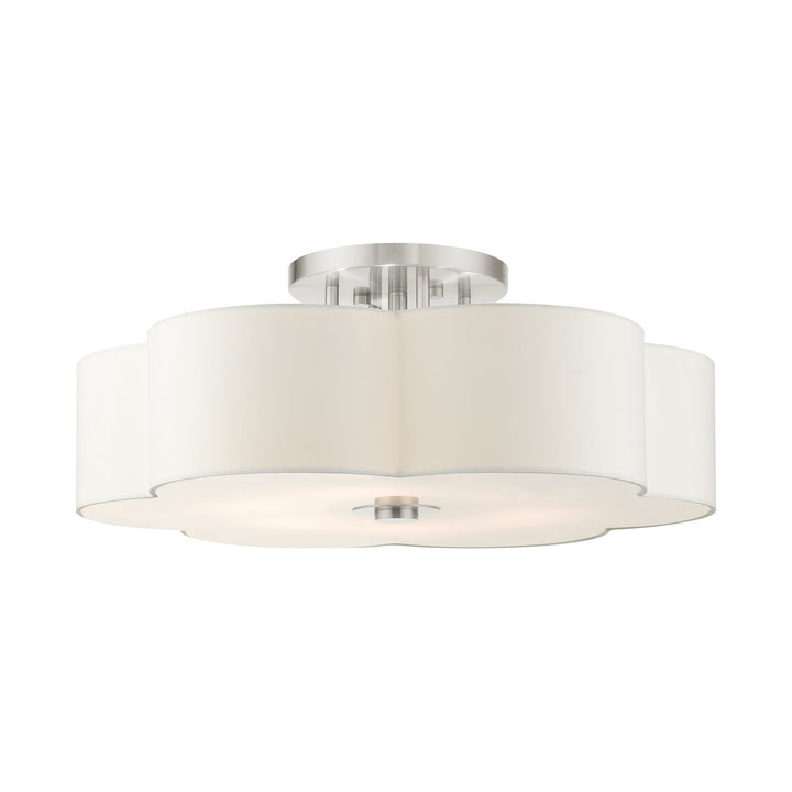 Livex Chelsea 52159-91 Ceiling Light - Brushed Nickel