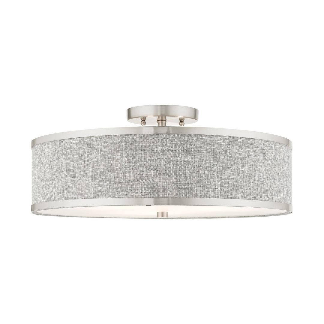 Livex Park Ridge 60425-91 Ceiling Light - Brushed Nickel