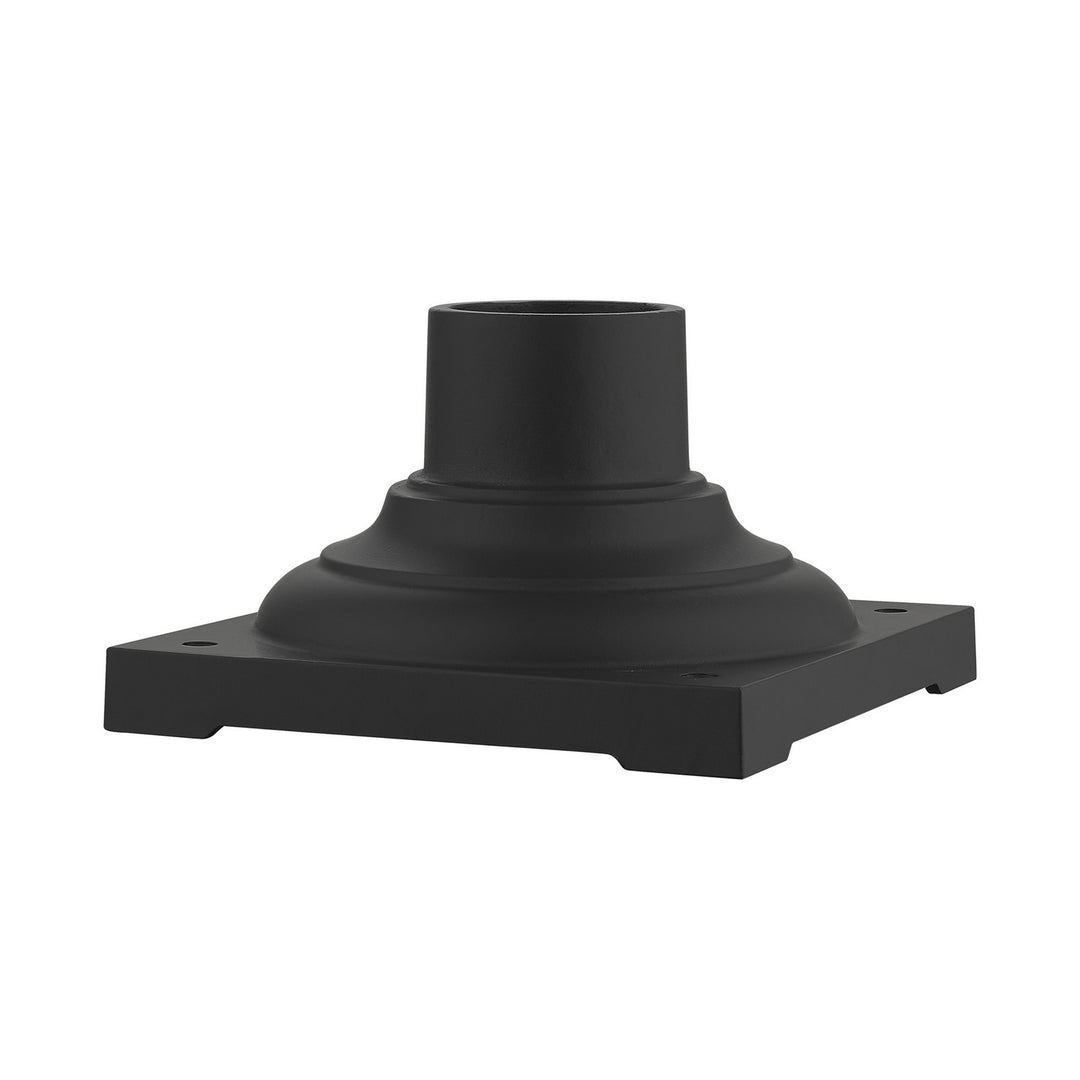 Livex Lighting 7715-14  Outdoor Pier Mount Adapters Outdoor Textured Black