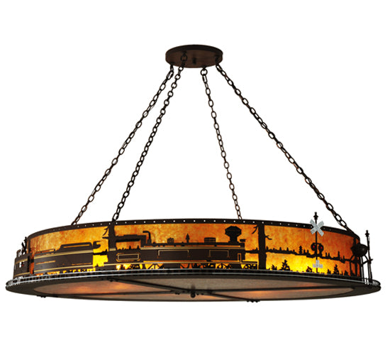 Meyda Tiffany Train 107264 Pendant Light - Cafe-Noir