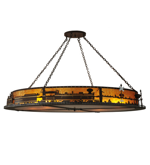 Meyda Tiffany Train 107264 Pendant Light - Cafe-Noir