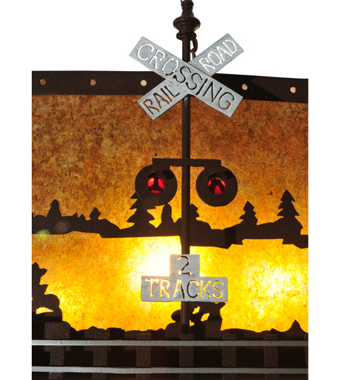 Meyda Tiffany Train 107264 Pendant Light - Cafe-Noir