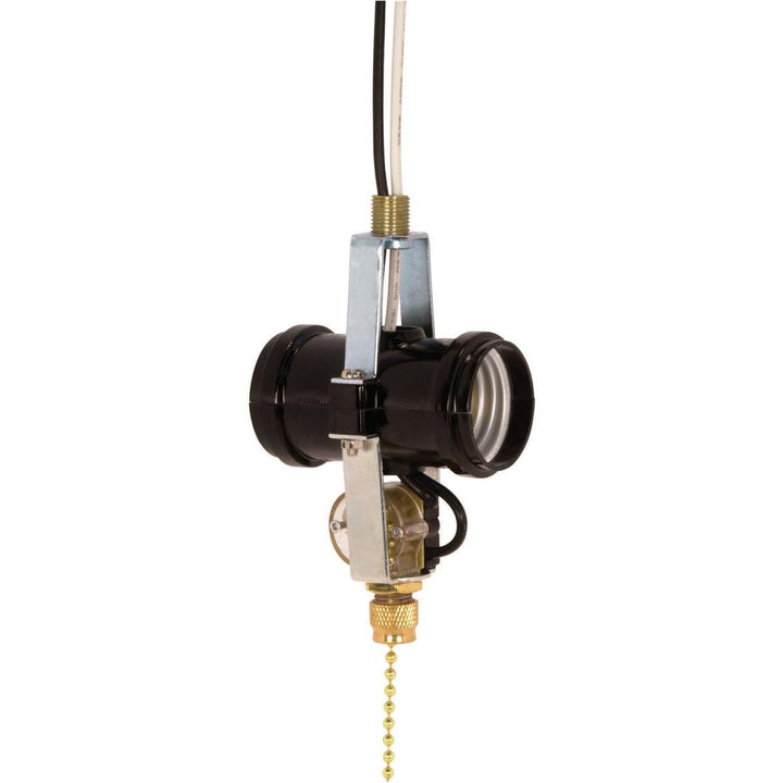 Satco Lighting 90-415   Home Decor Black / Brass
