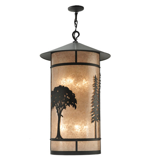 Meyda Tiffany Lighting 107335 Forest Eight Light Pendant Outdoor Bronze / Dark