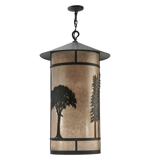 Meyda Tiffany Lighting 107335 Forest Eight Light Pendant Outdoor Bronze / Dark