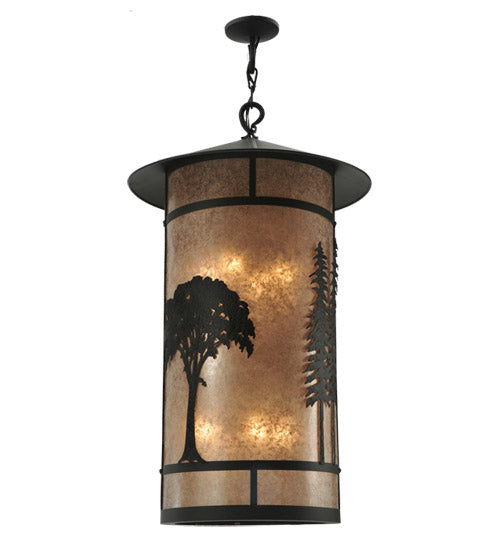 Meyda Tiffany Lighting 107335 Forest Eight Light Pendant Outdoor Bronze / Dark