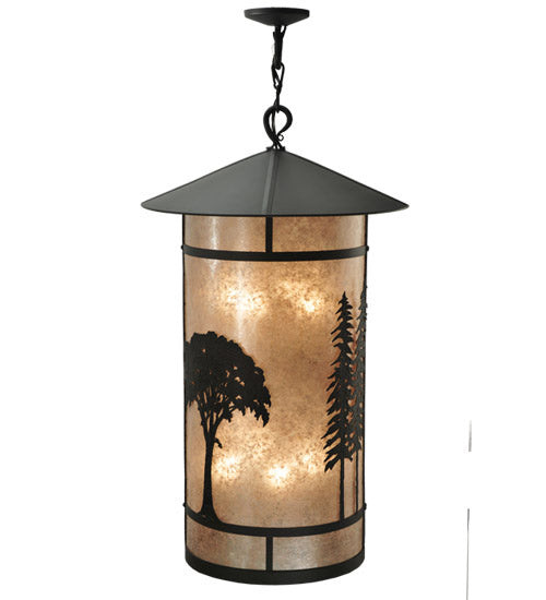 Meyda Tiffany Lighting 107335 Forest Eight Light Pendant Outdoor Bronze / Dark