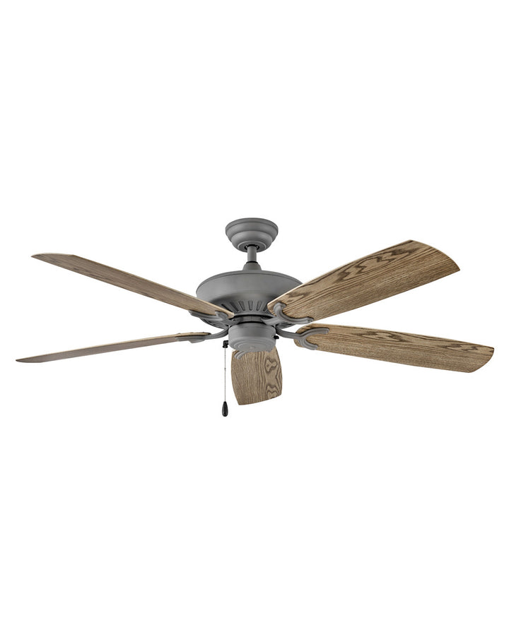 Hinkley Oasis 901660FGT-NWA Ceiling Fan 60 - Graphite, Driftwood/