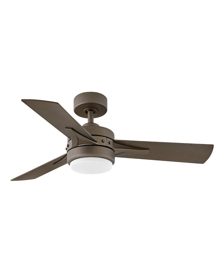 Hinkley Ventus 902844FMM-LIA Ceiling Fan 44 - Metallic Matte Bronze, Metallic Matte Bronze, Walnut/