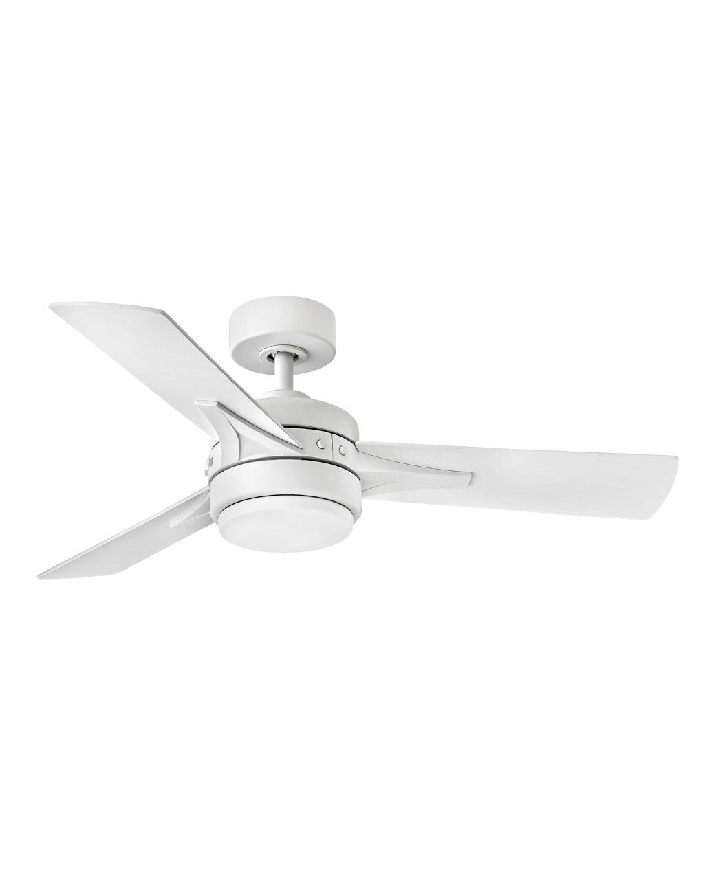 Hinkley Ventus 902844FMW-LIA Ceiling Fan 44 - Matte White, Matte White, Weathered Wood/