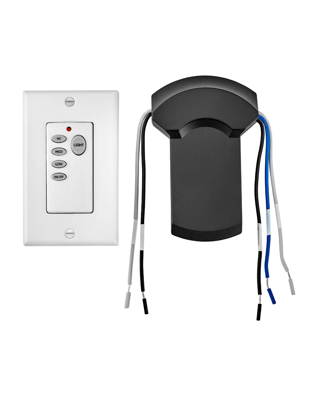 Hinkley Lighting 980017FWH-0284  Wall Control Wifi Fan White