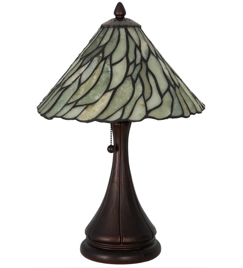 Meyda Tiffany Lighting 107365 Willow One Light Table Lamp Lamp Bronze / Dark