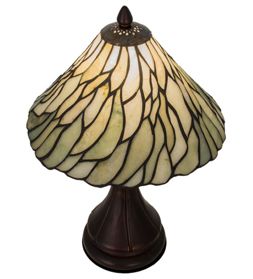 Meyda Tiffany Lighting 107365 Willow One Light Table Lamp Lamp Bronze / Dark
