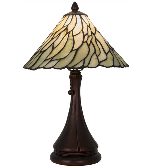 Meyda Tiffany Lighting 107365 Willow One Light Table Lamp Lamp Bronze / Dark
