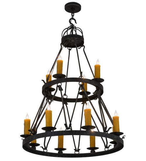 2nd Avenue Lakeshore 01.0750.36.075U Chandelier Light - Antique Iron Gate