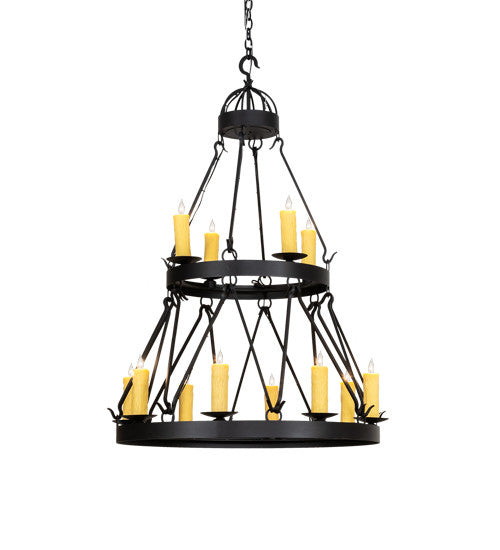 2nd Avenue Lakeshore 01.0750.36.3OWI Chandelier Light - Old Wrought Iron