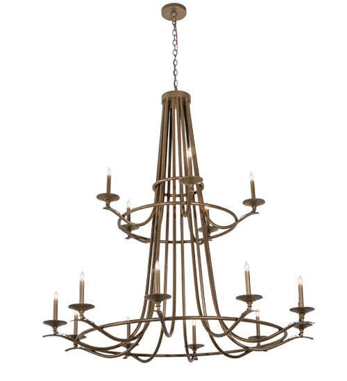 2nd Avenue Octavia 01.0770.60.2TR Chandelier Light - Brown Metallic