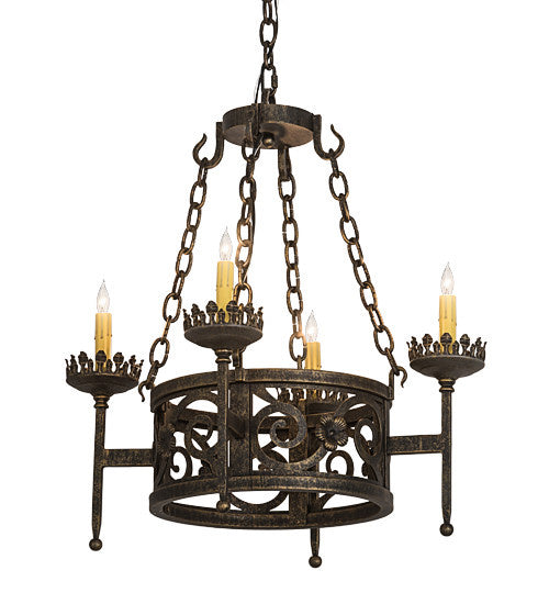 2nd Avenue Majella 01.0845.24.090U Chandelier Light - English Bronze