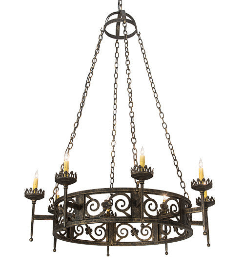 2nd Avenue Majella 01.0845.42.090U Chandelier Light - English Bronze