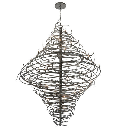 2nd Avenue Cyclone 01.0995.72.96H.CSVB Chandelier Light - Cosmic Silver Vein