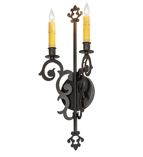 2nd Avenue Aneila 04.0971.2.ADA.072U Wall Sconce Light - Blackwash