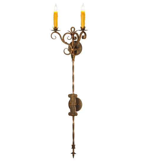 2nd Avenue Palmira 04.1077.2.48H Wall Sconce Light - Gilded Tobacco