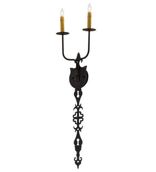 2nd Avenue Merano 04.1079.2.ADA.F800 Wall Sconce Light - Gunmetal