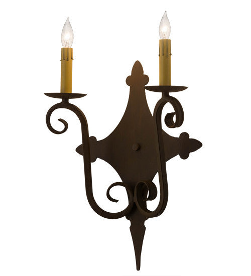 2nd Avenue Angelique 04.1127.2.063U Wall Sconce Light - Rustic Iron