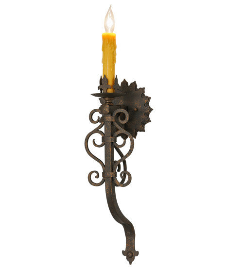 2nd Avenue Sunburst 04.1357.1 Wall Sconce Light - Gilded Tobacco