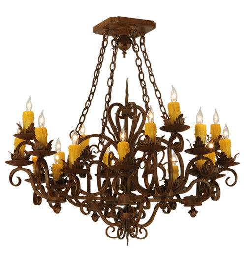 2nd Avenue Kimberly 05.0684.37.MOD Chandelier Light - Rustic Iron