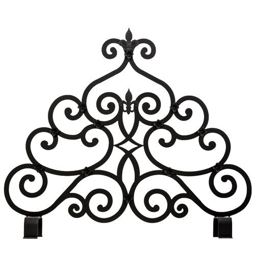 2Nd Avenue 10.0709.072U  Fleur-De-Lis Home Decor Blackwash