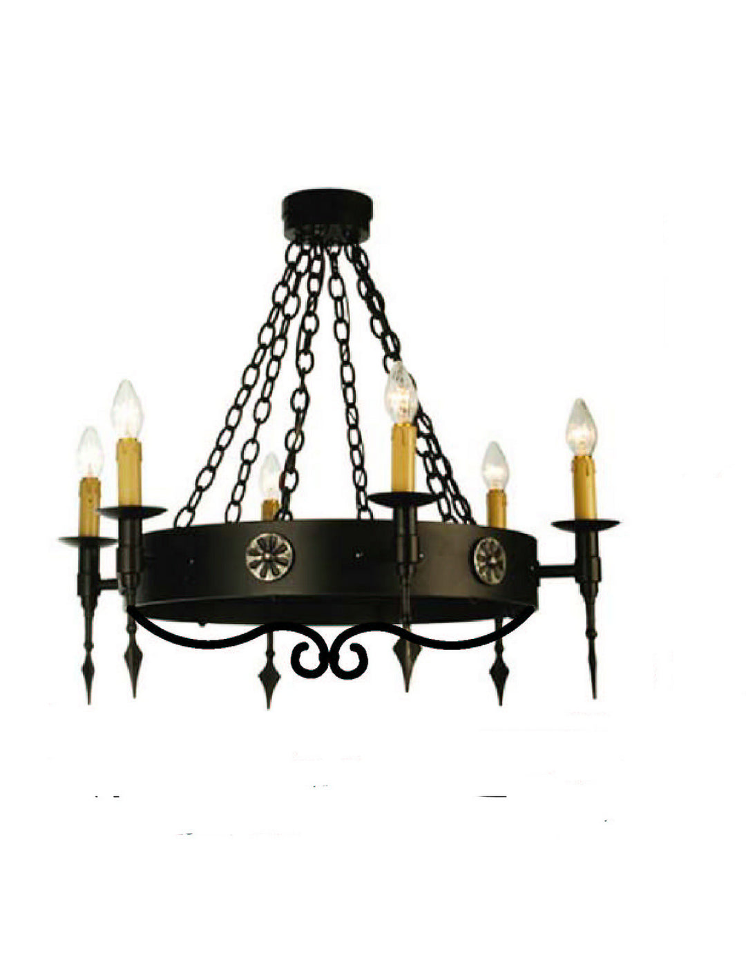 2nd Avenue Warwick 1-0408133151-82 Chandelier Light - Dark Roast