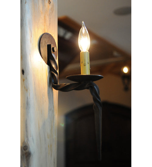 2nd Avenue Sussex 13369-13 Wall Sconce Light - Hand Wrought Iron