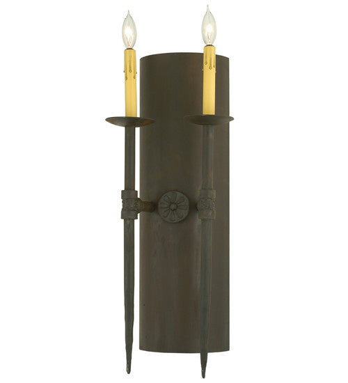 2nd Avenue Warwick 13602-2 Wall Sconce Light - Costello Black