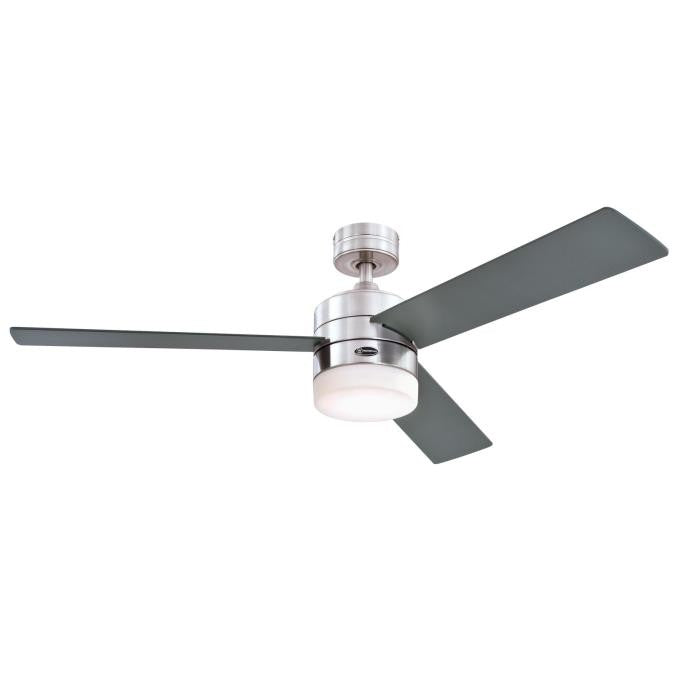 Westinghouse Alta Vista 7225700 Ceiling Fan - Brushed Nickel, Graphite / Light Maple/