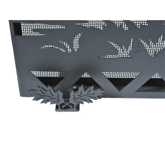 Meyda Tiffany Lighting 107426 Bear Creek Fireplace Screen Home Decor Bronze / Dark