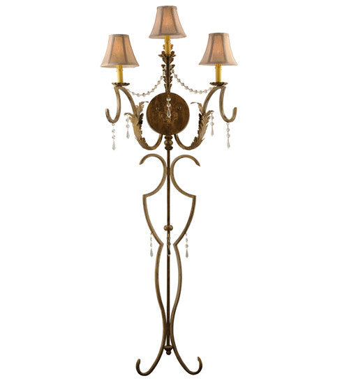 2nd Avenue Old Broadway 17211-1 Wall Sconce Light - Light Brushed Gold