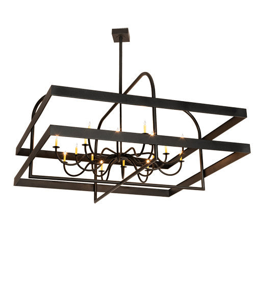 2nd Avenue Aldari 18667-24 Chandelier Light - Textured Black