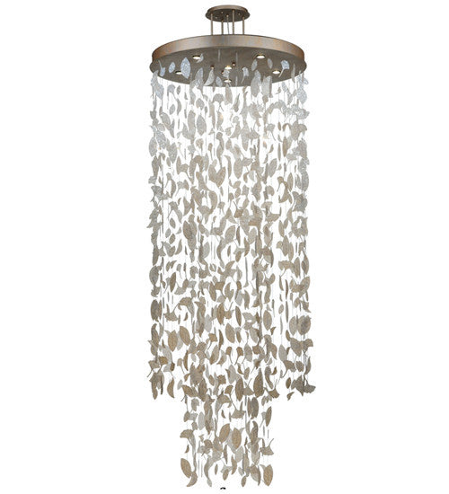 2Nd Avenue 200003-8.42W Modern Ginkgo Leaf Home Decor Champagne Metallic