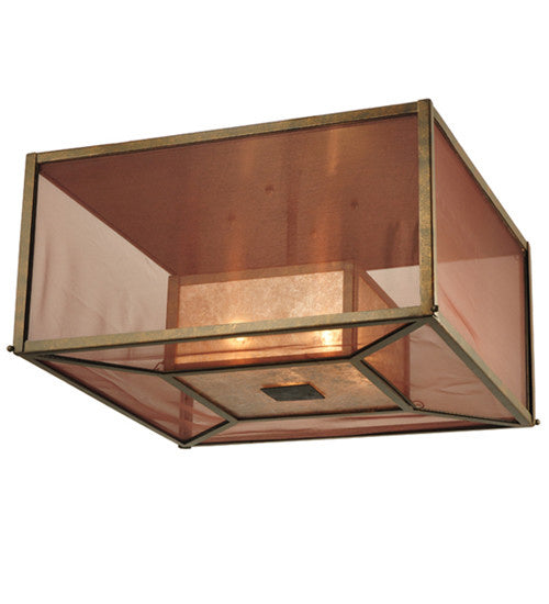 2nd Avenue Quadrato 200116-4 Ceiling Light - Gilded Tobacco