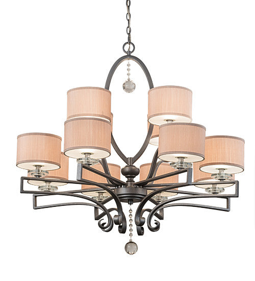 2nd Avenue Croix 200439-35 Chandelier Light - Blackened Pewter