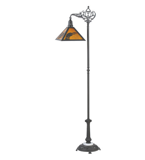 Meyda Tiffany Lighting 107463 Loon One Light Floor Lamp Lamp Bronze / Dark